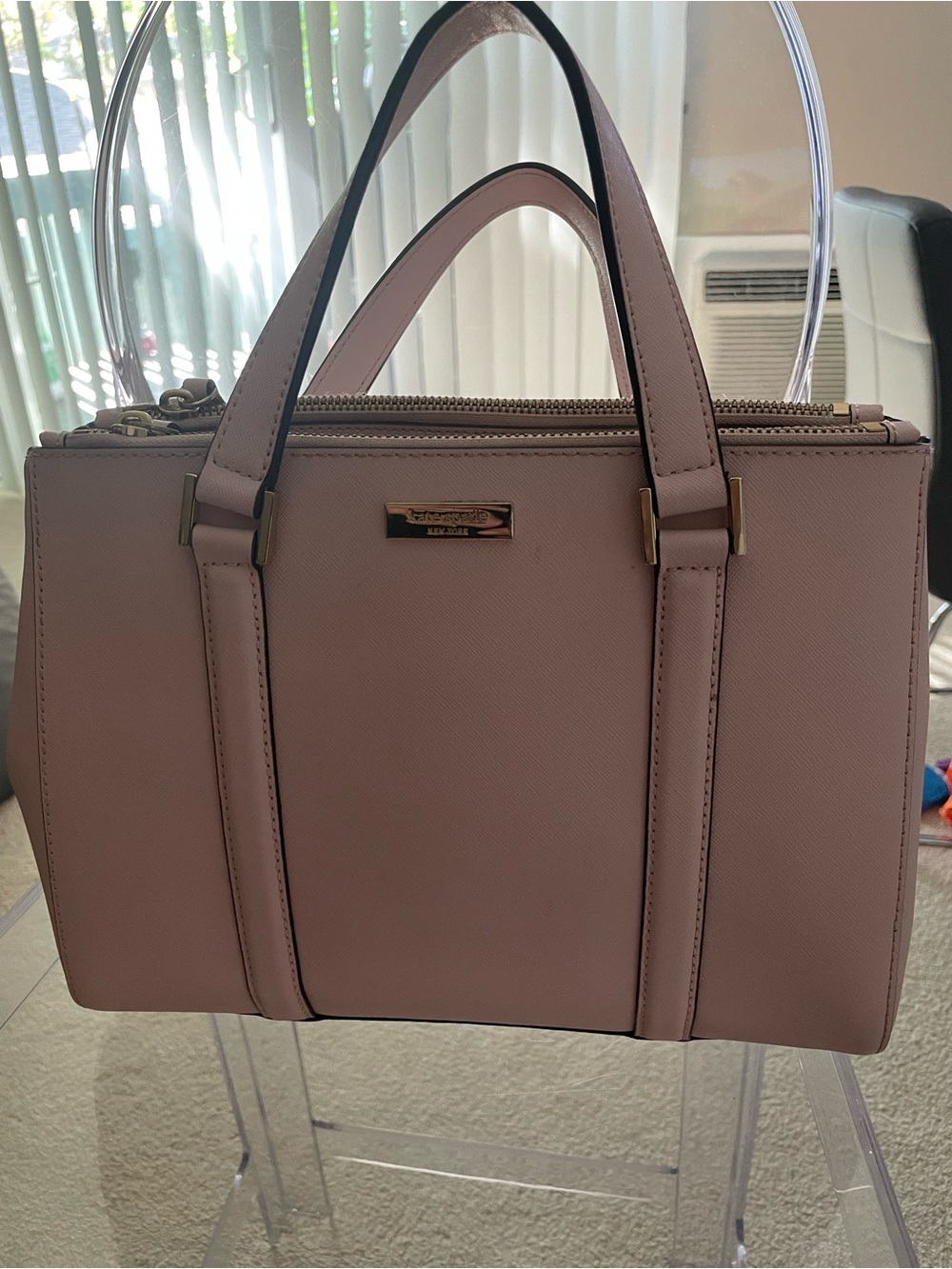 kate spade Blush Pink Structured Top-Handle Satchel